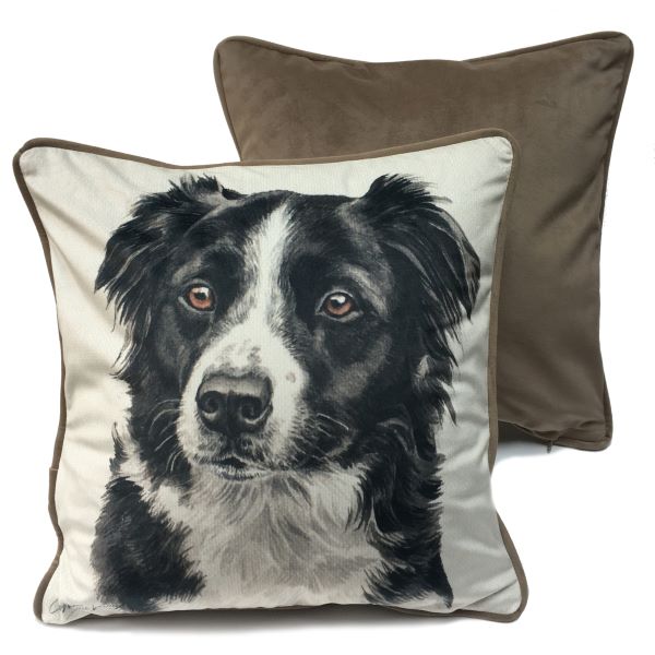 Amazon Collie Home Pillow Cotton Velvet Pillow Covers West Elm Dog - Main Image