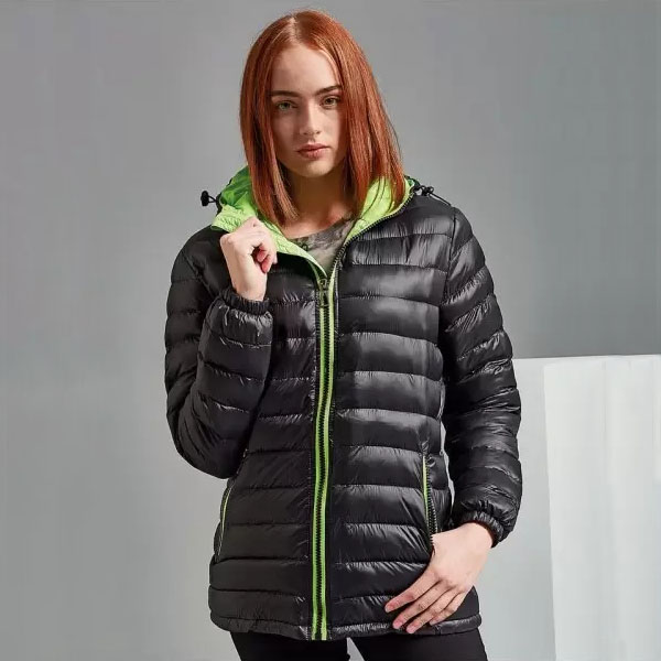 Ladies Hooded Padded Jacket